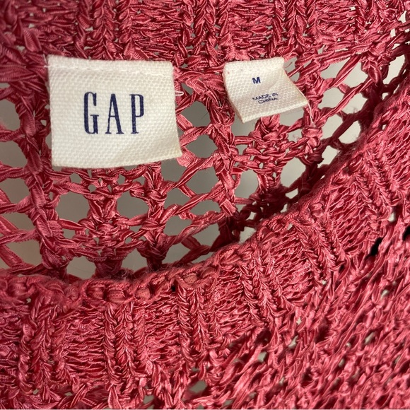 Woven Pink Gap Top - Picture 3 of 4